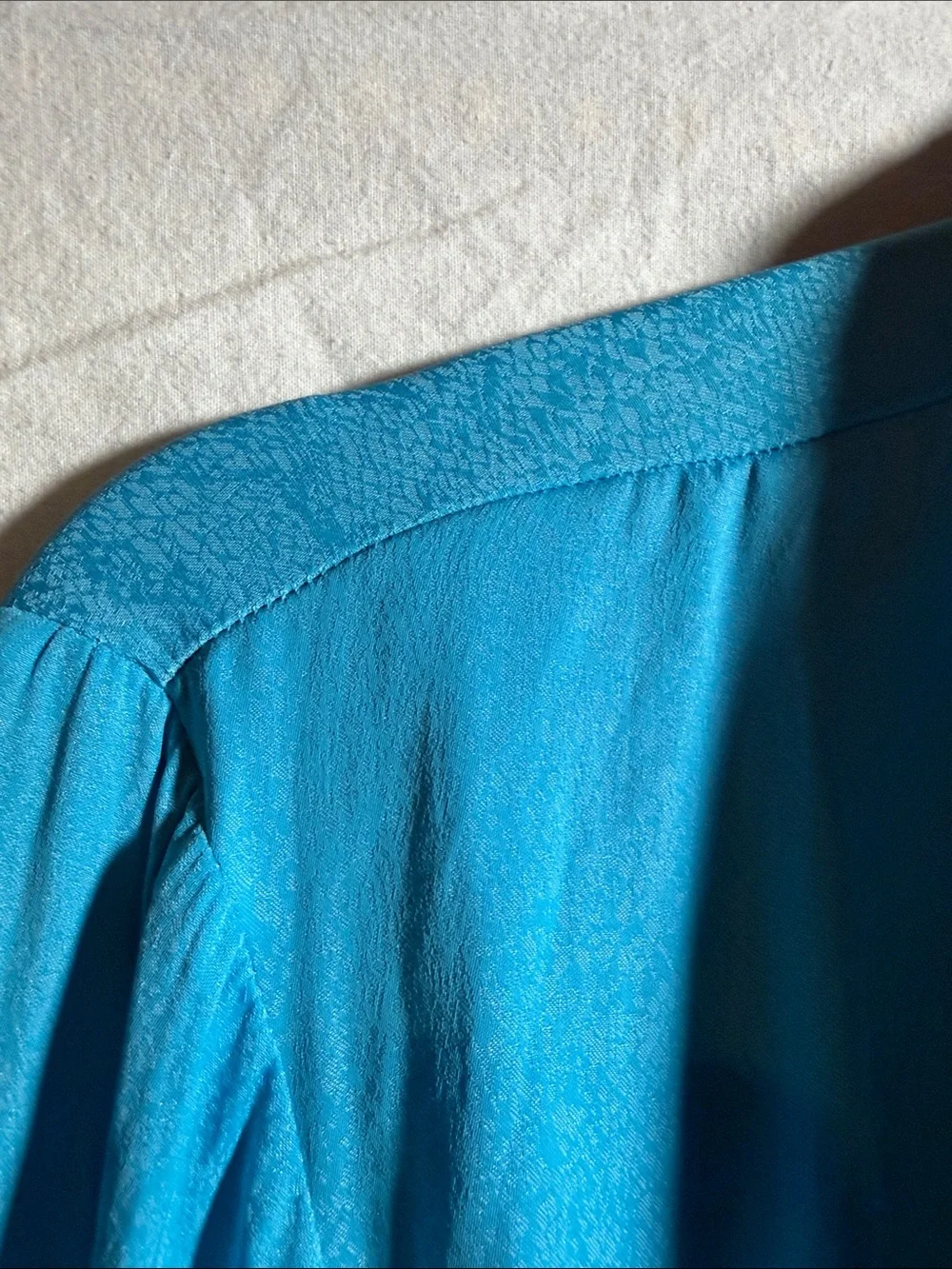 Free People Turquoise Draped Blazer Jacket